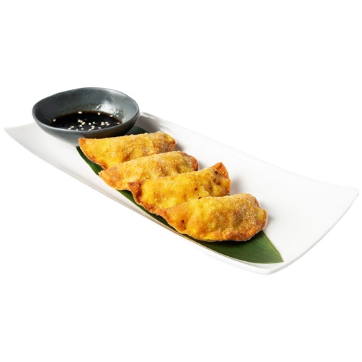 Crispy Duck Asian Food Fried Dumplings with Prawns