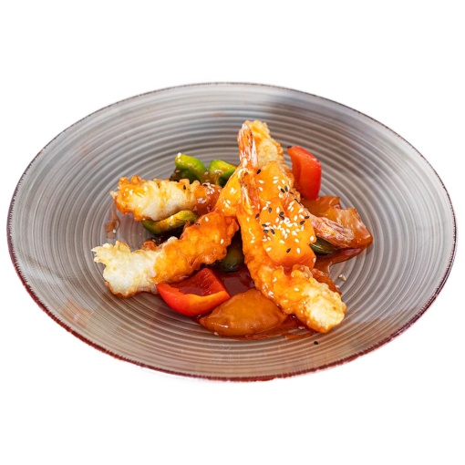 Crispy Duck Asian Food - Sweet Sour Prawns