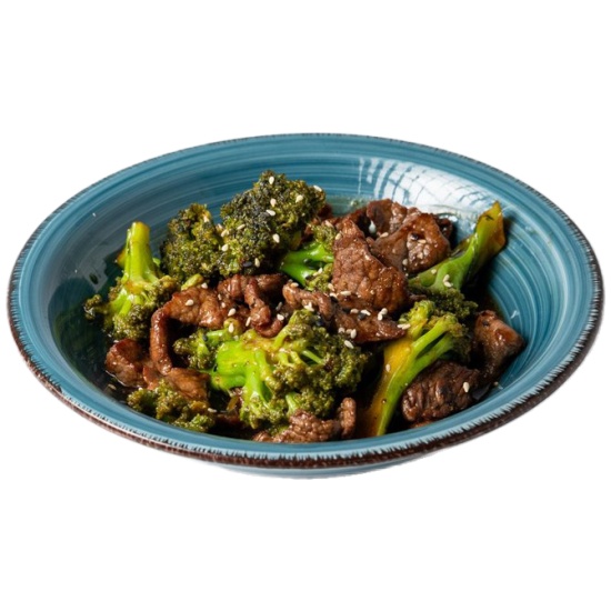 Crispy Duck Asian Food Beef with Broccoli and Garlic