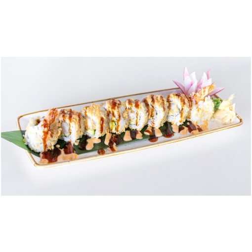 Salmon Tempura Roll at Crispy Duck Asian Food Limassol